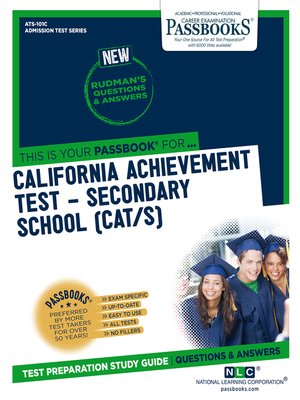 cover image of CALIFORNIA ACHIEVEMENT TEST – SECONDARY SCHOOL (CAT/S)